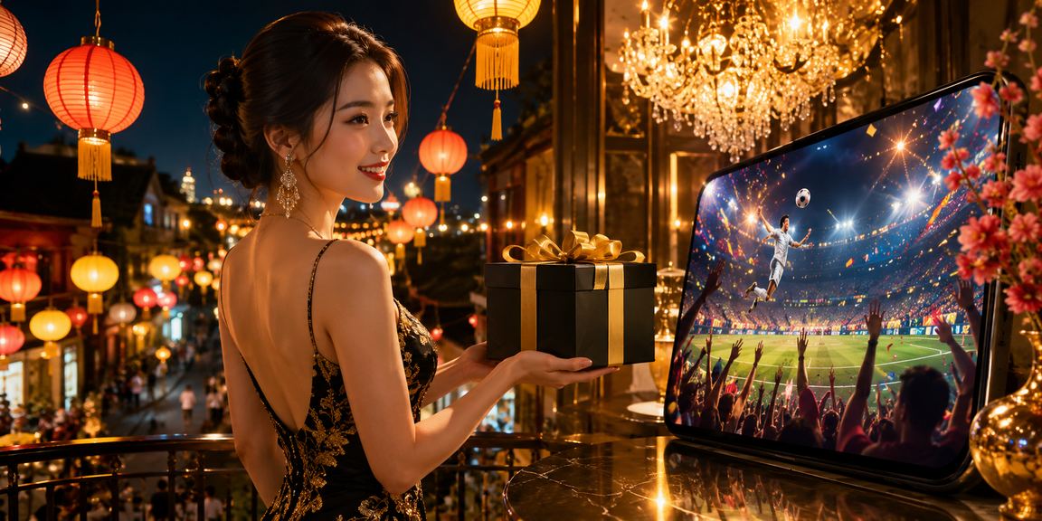 Đèn lồng Hội An gợi cảnh người dùng xem thể thao trên nền tảng mobile